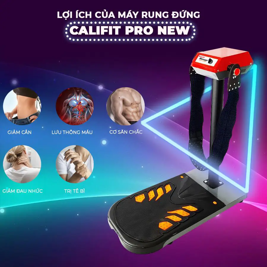 Máy rung bụng đứng Pro New 450W CF-450 